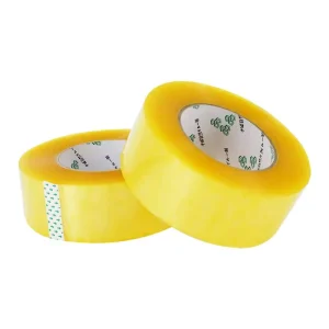 48mm Strong Adhesive Yellowish Clear Packing Tape for Carton Sealing