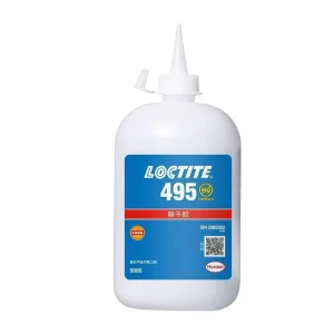 495 Low Viscosity Instant Cyanoacrylate Adhesive for Metal, Plastic, and Rubber Bonding