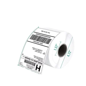 4×6 Self Adhesive Thermal Label Rolls Factory Direct Price Waterproof Barcode Scan Sticker for Packaging Zebra Printer