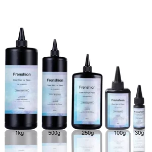 500 g/1 kg/5 kg Transparent UV Epoxy Resin, Ultra-Clear, Non-Yellowing, Fast-Curing, Hard-Drying Acrylic Resin