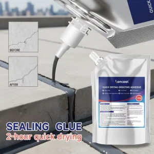 500g Waterproof Sealant, Quick-Drying Grout Filler Caulking Adhesive for Indoor and Outdoor Construction