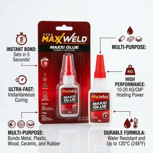 Customized Transparent Cyanoacrylate Adhesive for Strong Bonding Between Multiple Materials, 502 Glue