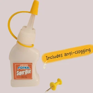 Cyanoacrylate Adhesive for Strong Bonding of Leather, Rubber and Ceramics, 502 Super Glue