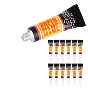 502 Fast-Drying Ethyl Cyanoacrylate Adhesive for Transportation, Construction, Metal and Packing Bonding, Clear