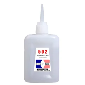 502 Quick-Drying Cyanoacrylate Adhesive for Wood, Metal, Ceramic, Rubber, Leather and Fiberglass