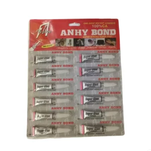 502 Super Bond Clear Cyanoacrylate Strong Adhesive Super Glue 3g for All Purpose Use