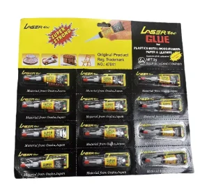 Ultra-Multipurpose 502 Cyanoacrylate Super Glue, Clear, 1.5g/2g/3g, for Bonding Metal, Leather, Glass, and Acrylic, Tube Adhesive