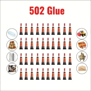Great Value African Elephant Brand Fast-Drying 502 Cyanoacrylate Glue Classic Black Super Glue 3 g