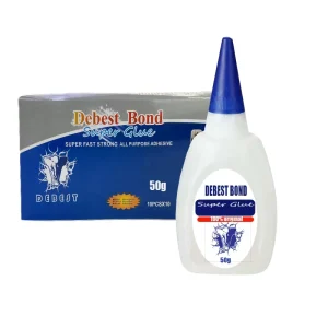 50g Bottle Cyanoacrylate Adhesive for Porous Materials, Low-Whitening Adhesive