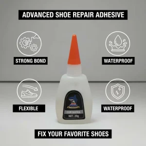 50g Cyanoacrylate Glue in Plastic Bottle for Leather Bonding