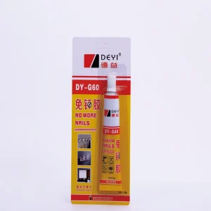50g Nail-Free Adhesive for Wall Mounting and Home Repairs, Waterproof, Quick-Curing