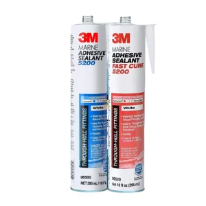 5200 Marine Polyurethane Adhesive Sealant Waterproof Corrosion Resistant Black or White 88ml 295ml