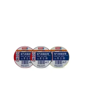 53988 High Voltage Red Green Black White and Yellow Soft PVC Electrical Insulation Tape