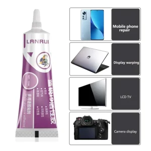 55ml I9 Black Transparent Adhesive for Phone Shell Screen Frame and Glass Repair Quick Curing