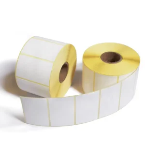 58×40 30×20 White Rubber Label Paper Products Customized Barcode Stickers Self adhesive Eco Thermal Labels for Logistic Shipping