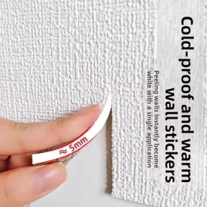 5MM XPE Foam Self-Adhesive Waterproof 3D Wall Stickers Decorative Wallpaper