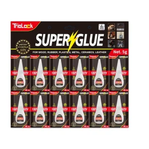 5g Clear Cyanoacrylate Super Glue for Plastics