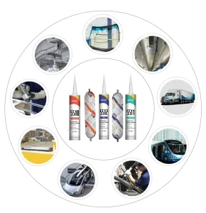 600ml Automotive Low-Modulus Polyurethane Auto Glass Joint Sealant for Windshields
