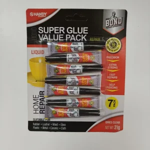 7-Pack Set Transparent Liquid Adhesives for Various Materials