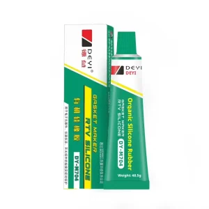 704 RTV Silicone Sealant Waterproof High-Temperature-Resistant Insulating Glue for Electronics Transparent Black
