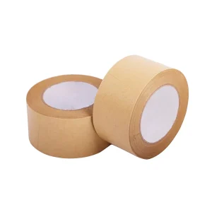 70gsm Kraft Paper Gummed Waterproof Carton Sealing Single Sided Acrylic Adhesive Packing Tape