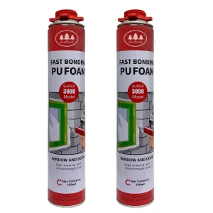 750ML Expanding Polyurethane Foam Insulation Spray Kit for Wall Cavity Gap Filling Soundproof Aerosol Can Sealant