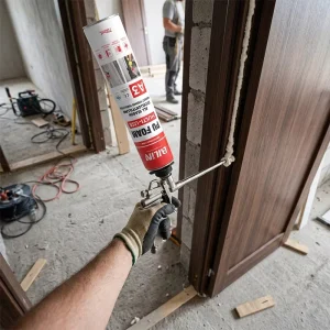 750ml PU Foam Spray Polyurethane Expanding Foam for Construction, Window and Door Installation, Woodworking, and Packing