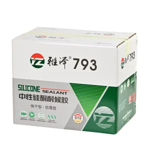 793 Neutral Anti Fungus Silicone Sealant 300ml Fast Drying Weather Resistant Silicone Sealant for Outdoor Use