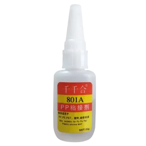 Steel Adhesive Toughened Instant Super Glue 801 Cyanoacrylate Adhesive