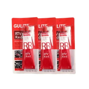 85g High Temperature Waterproof Red RTV Silicone Gasket Maker for Automotive Adhesive