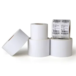 90*50*1000 Thermal Self Adhesive Label Self Adhesive Paper Roll for Packaging for Product Labeling
