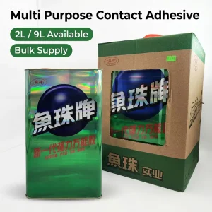 9L Contact Adhesive Manufacturer Supply for Furniture, Panels, Shoes, Leather, and Rubber