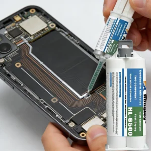 A B Conductive Repair Adhesive Resin for Electronics and Semiconductors