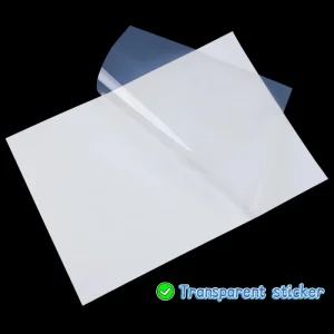 A4 Clear Self adhesive Paper Printer Label Adhesives Labels Transparent Label Sticker