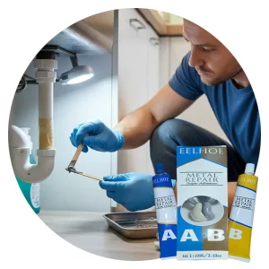 AB Structural Epoxy Resin Adhesive Waterproof Transparent Repair Glue for Ceramics Marble and Plastic