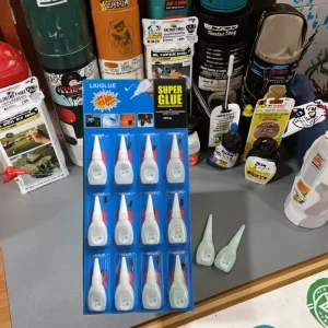 Instant Cyanoacrylate Adhesive for Polypropylene Plastic, ABS, and Rubber