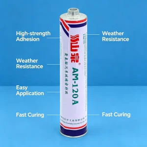AM-120A Automotive Windshield Polyurethane Sealant 450g Black