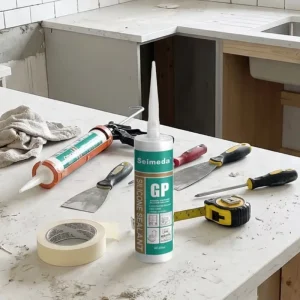 Acetic Silicone Sealant for Glass, Showers and Aluminum