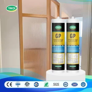 Acetoxy Silicone Sealant Adhesive for Furniture, Aquariums, Woodworking, and Construction