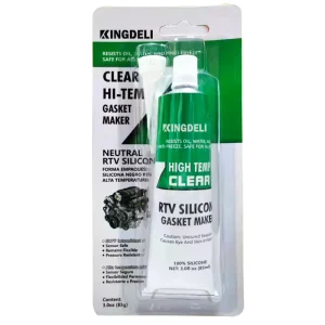 Acid Curing Transparent Heat Resistant Silicone Adhesive Glue for Car
