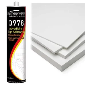 Acrylic Adhesive Glue for PVC Profiles Plastic Bonding Woodworking Strong Adhesion Quick Bond