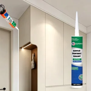 Acrylic Skirting Bonding Adhesive and Sealant Non-Toxic Odour-Free Flexible Elastic