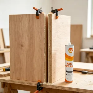 Adhesive-Free SBS Rubber High-Tack One-Component Bonding Glue for PVC and Wood Wall Panels, Interior and Exterior