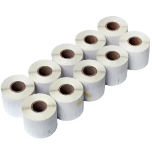 Adhesive Heat Sensitive Self Adhesive Label Rolls Indoor Use Round Special Shape Customizable Digital Thermal Transfer for