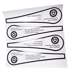 Adhesive Swimwear Hygiene Protection Labels for Garment and Underwear Fitting