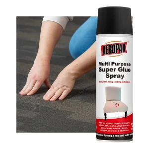 Aeropak Super 500ml Liquid Glue Aerosol Spray Adhesive for Woodworking Assembly High Adhesion Water Resistant ISO 9001 Certified