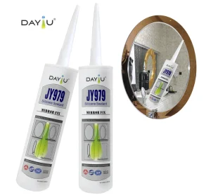 Alkoxy Non-Corrosive Fast-Curing Mirror Adhesive Durable Non-Sag Flexible Clear Silicone Sealant for Mirror Fixing
