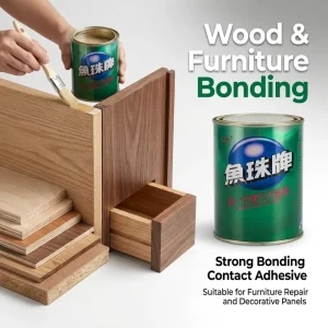 All-Purpose Contact Glue 800ml for Wood, Rubber, PVC, Sponge, Paper, Board, and Leather