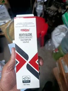 All-Purpose RTV Silicone Sealant and Adhesive 3 Oz Clear Red Black Grey Blue