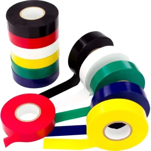 All-Weather Antistatic PVC Tape for High-Voltage Wire Harnesses, Acrylic Adhesive, Electrical Insulation